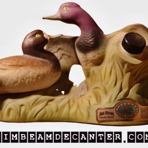 1987 Jim Beam Decanter Ducks Unlimited Lesser Scaup Bluebill