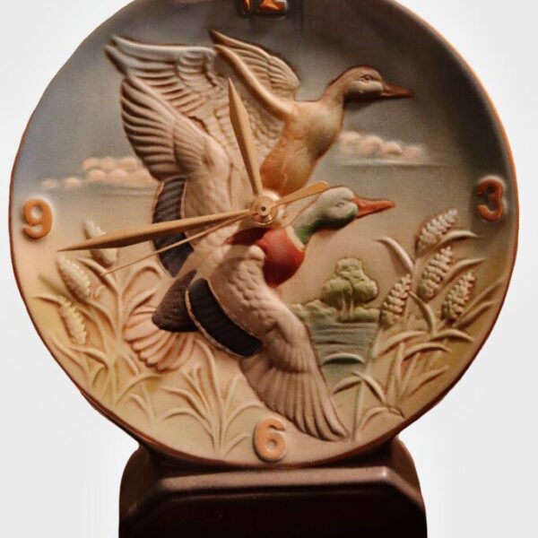 1985 Jim Beam Ducks Unlimited Clock Decanter