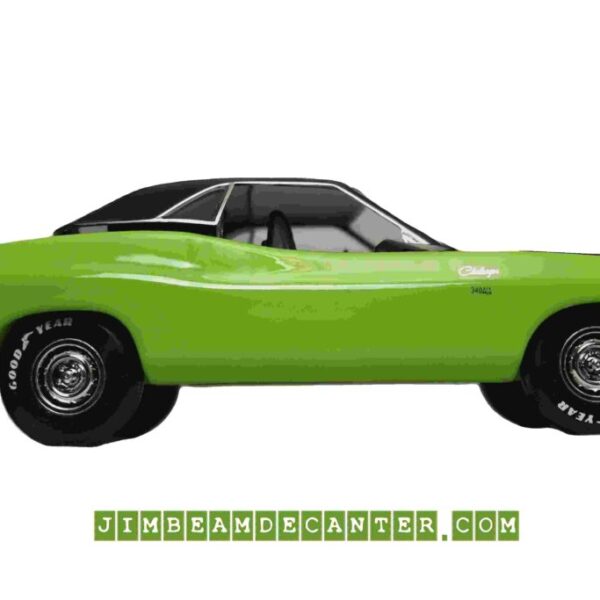 1992 Jim Beam Car Decanter | 1970 Dodge Challenger Lime Green