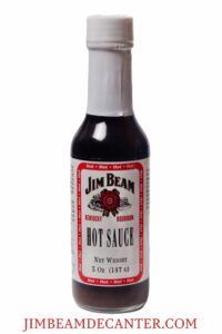 Jim Beam Brand Hot Sauce Bottle