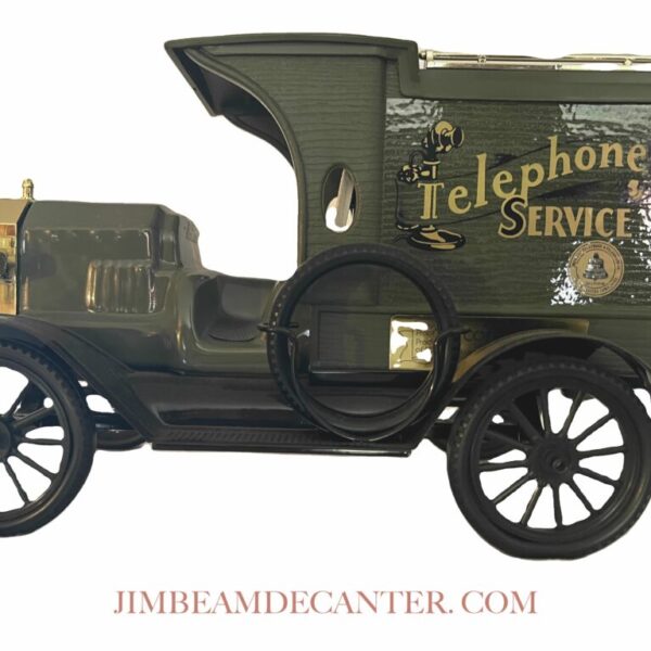 Jim Beam Car Decanter | Ford Model T. Telephone Truck Green