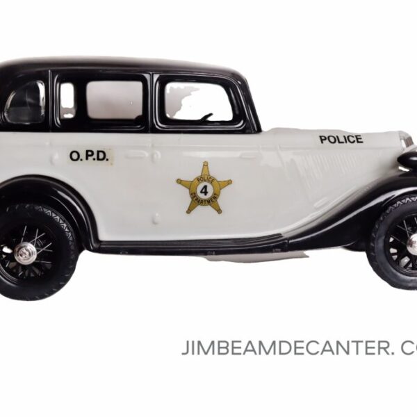  1989 Jim Beam Decanter | 1934 Roadster Patrol Car in White.